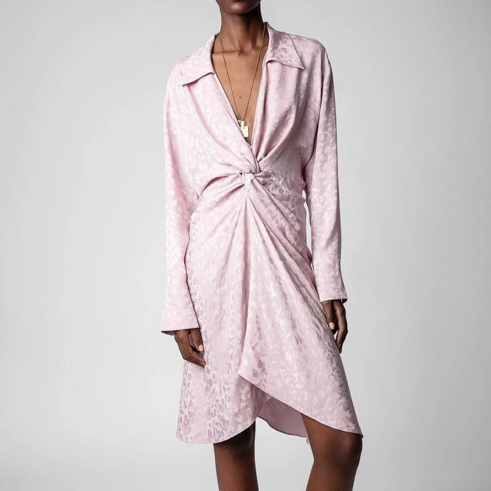 Zadig & Voltaire Rozo Silk Dress Size M Retail $478 New